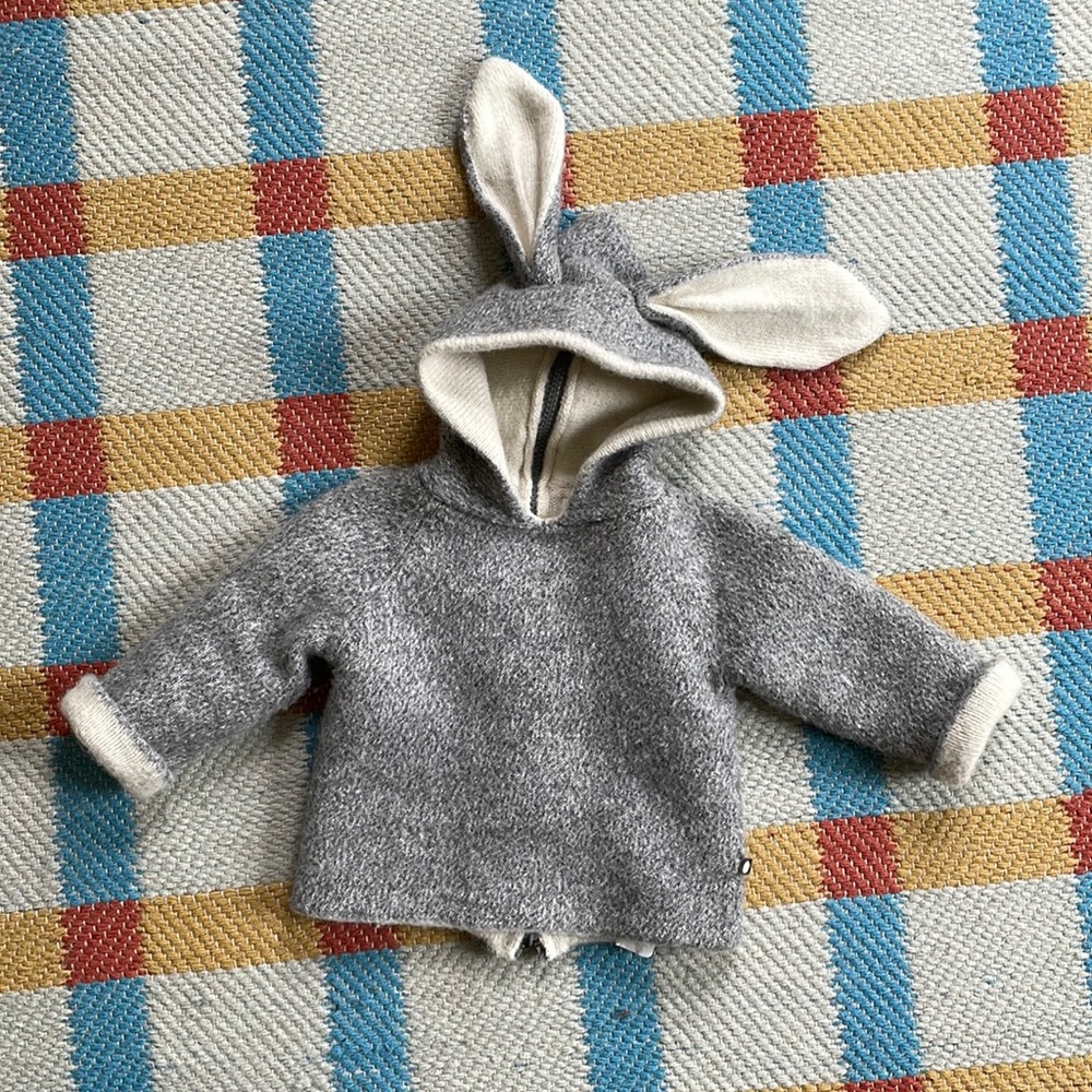 COPY - Oeuf Bunny Hoodie 100% Baby Aplaca